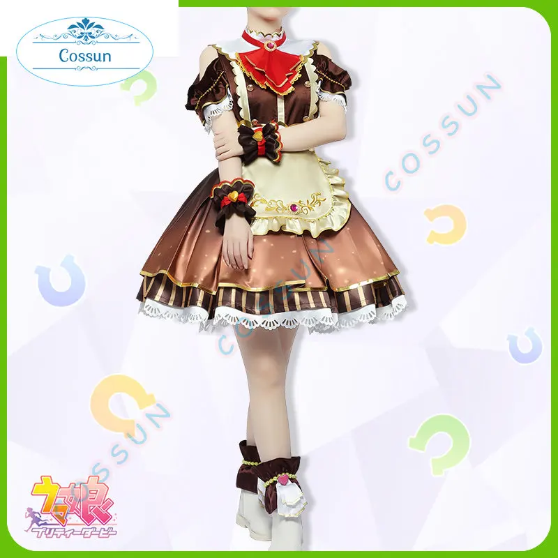 

Game Umamusume:Pretty Derby Mihono Bourbon Valentine's Day Cosplay Costume Halloween Dresses Lolita Women Men