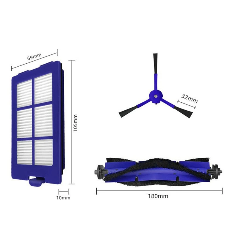 Замена для гибридного робота-пылесоса Eufy Robovac X8 запасные части боковая щетка