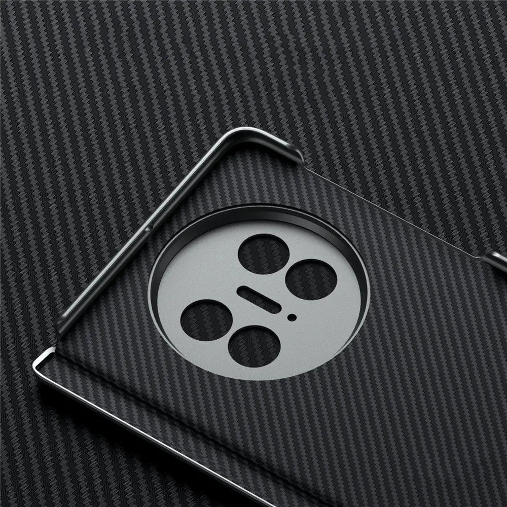 Магнитный Тонкий кожаный чехол с арамидным волокном для Huawei Mate X3 X5 Magsafe
