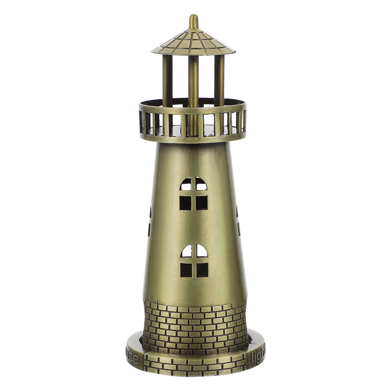 

Simulation Lighthouse Ornament Alloy Lighthouse Model Desktop Decoration