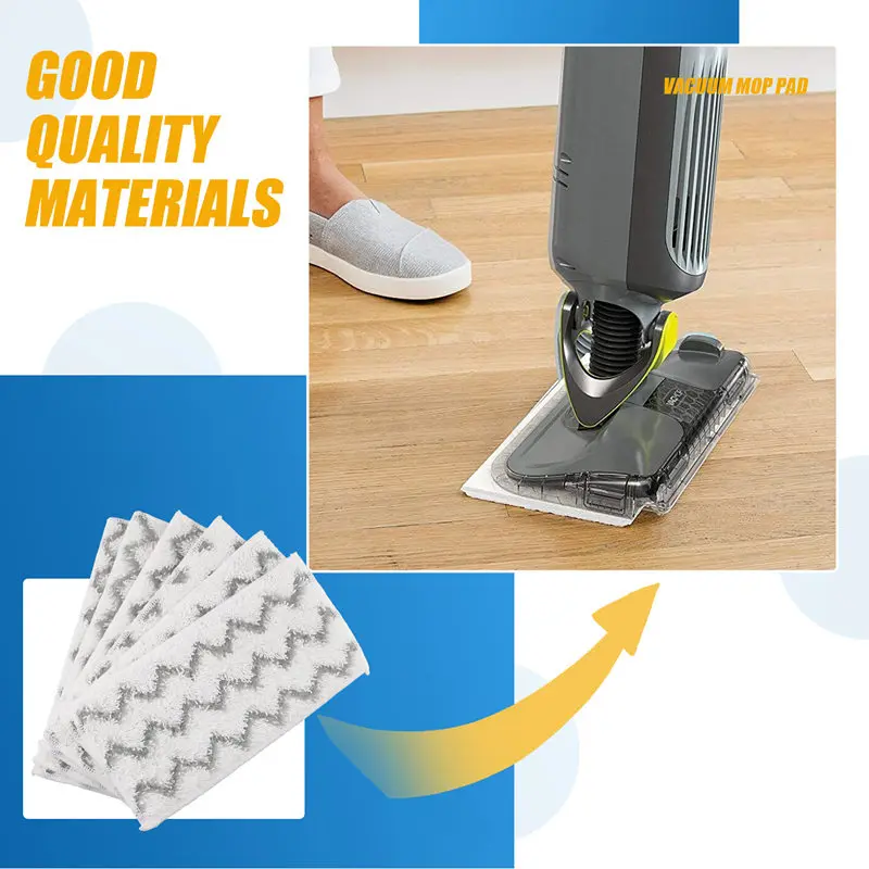 6 шт. многоразовые стержни для швабры Shark VACMOP VM252 VM250 VM200 VC205 VM190 вакуумной сменные