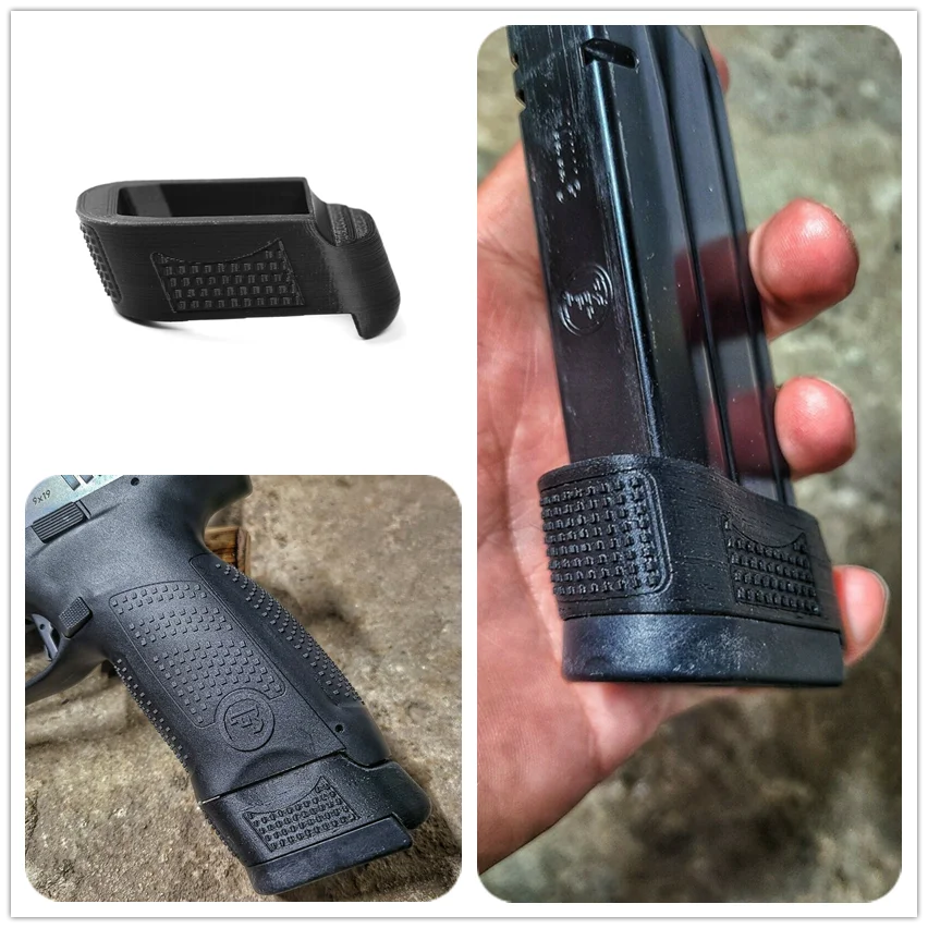 

ABS Polymer magazine Sleeve Adapter Grip For CZ P10c Use P10F 19 Rounds Mag Holder Holster Extensor Accessories