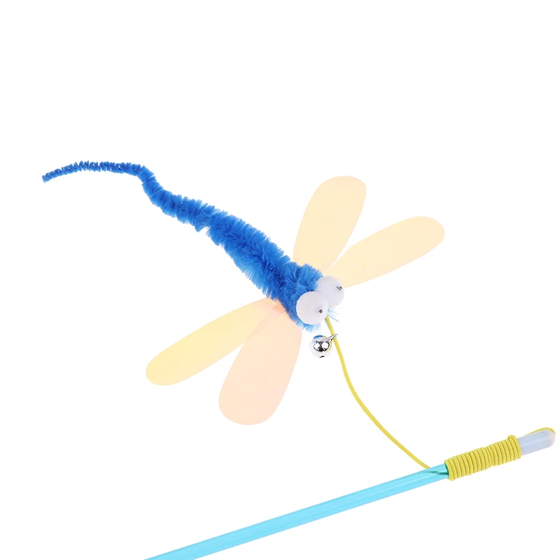 1 шт. игрушка для кошек стрекоза