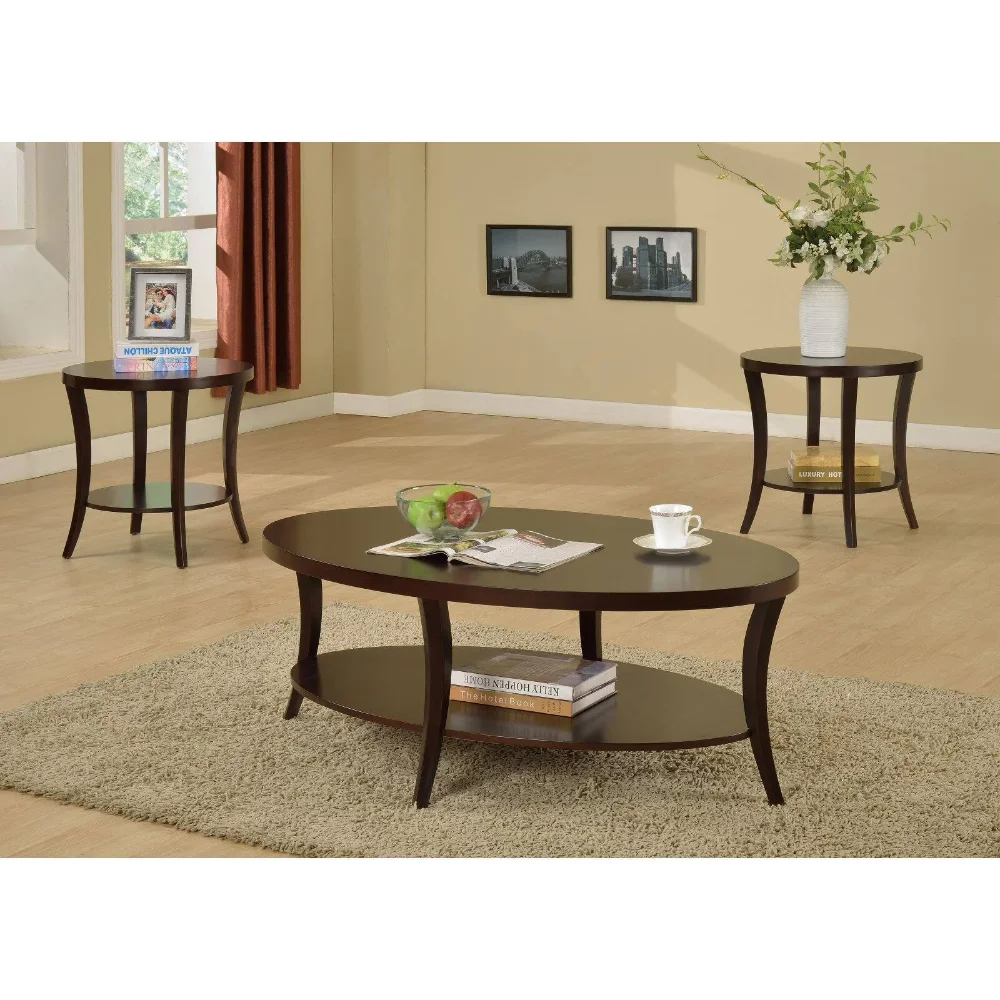 

Roundhill Furniture Perth 3 Piece Accent Table Set
