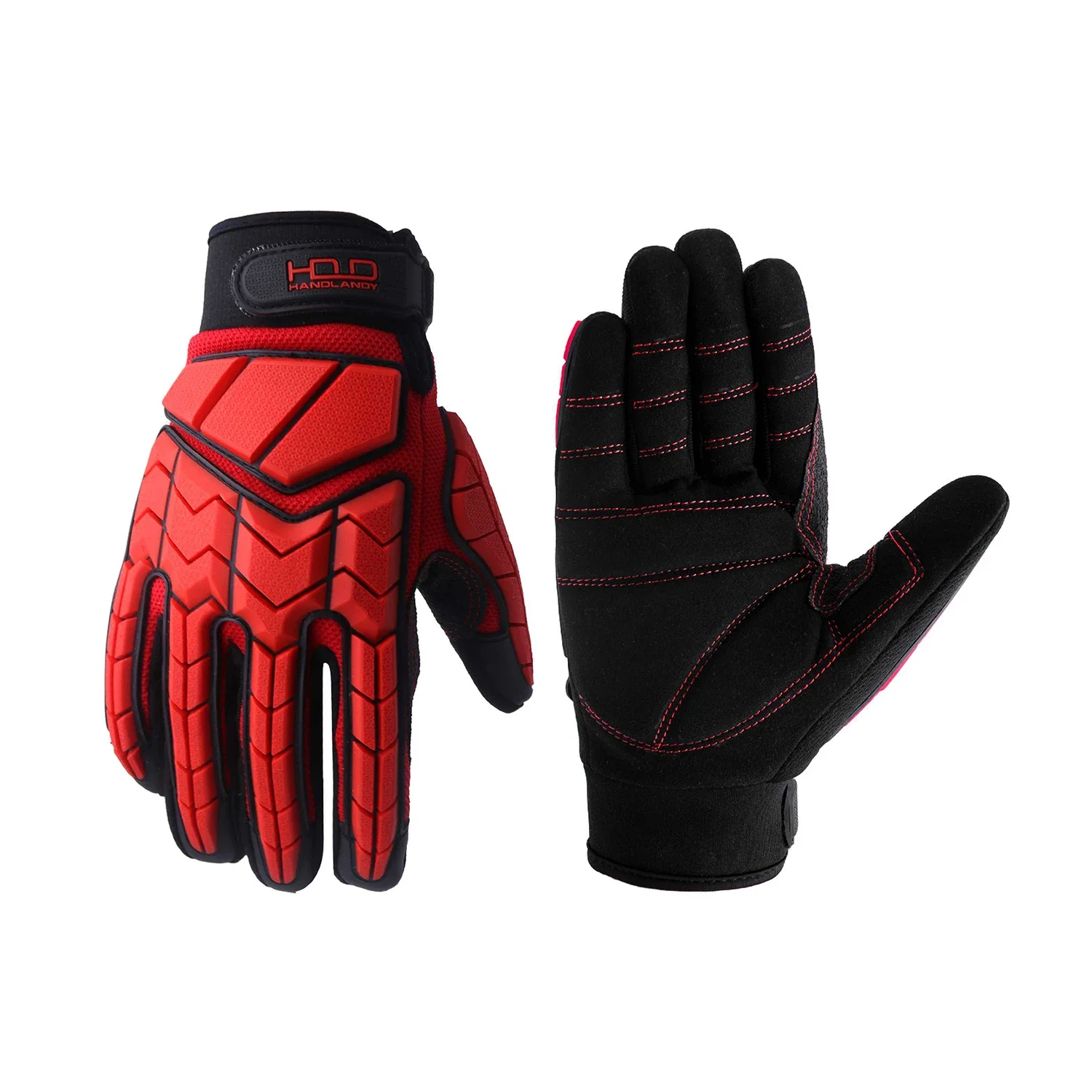 

Антивибрационные рабочие перчатки HANDLANDY с ручкой, подкладкой SBR, ударопрочными перчатками TPR, мужские сверхпрочные рабочие перчатки