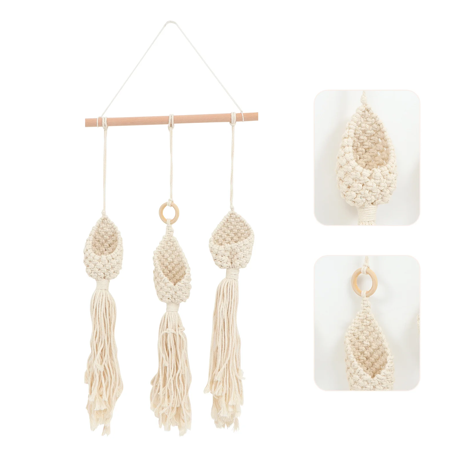 

Air Pineapple Flower Basket Bromelied Hangers Hanging Net Bag Planter Outdoor