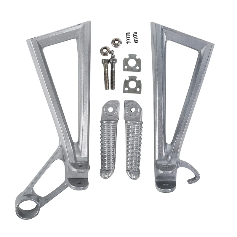 

Кронштейн подножки заднего пассажира для мотоцикла Yamaha YZF R6 2003-2005 YZF R6S 2006-2009 2007 2008, серебристый/черный/матовый черный