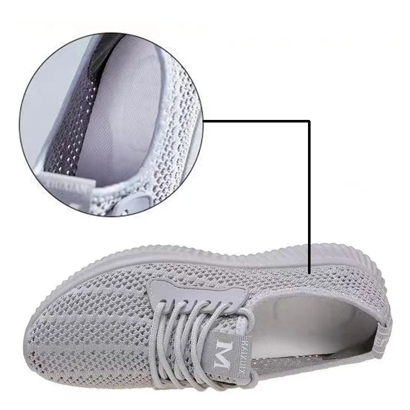 Breathable Women's Vulcanize Shoes Lace-up Female Casual Shoes Summer Mesh Platform Women Sneakers Outdoor Fashion Sports Shoes