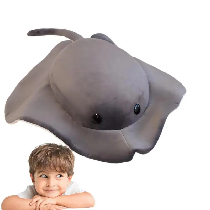 Плюшевое животное Stingray, плюшевое животное, милые плюшевые игрушки, морское животное, мягкая плюшевая кукла, мягкая подушка, подушка для рыбы