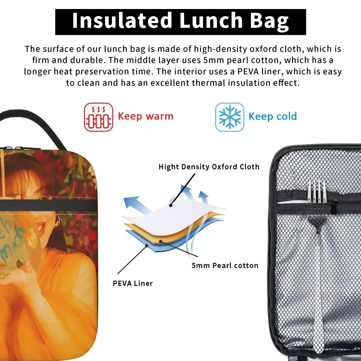 Изолированная сумка-тоут для обеда Ayliva In Liebe Tour 2024 продукт коробка