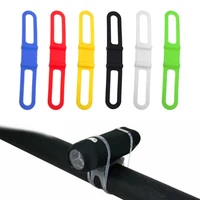 3pcs bike light holder bicycle handlebar silicone strap band phone fixing elastic tie rope bicicleta torch flashlight bandages