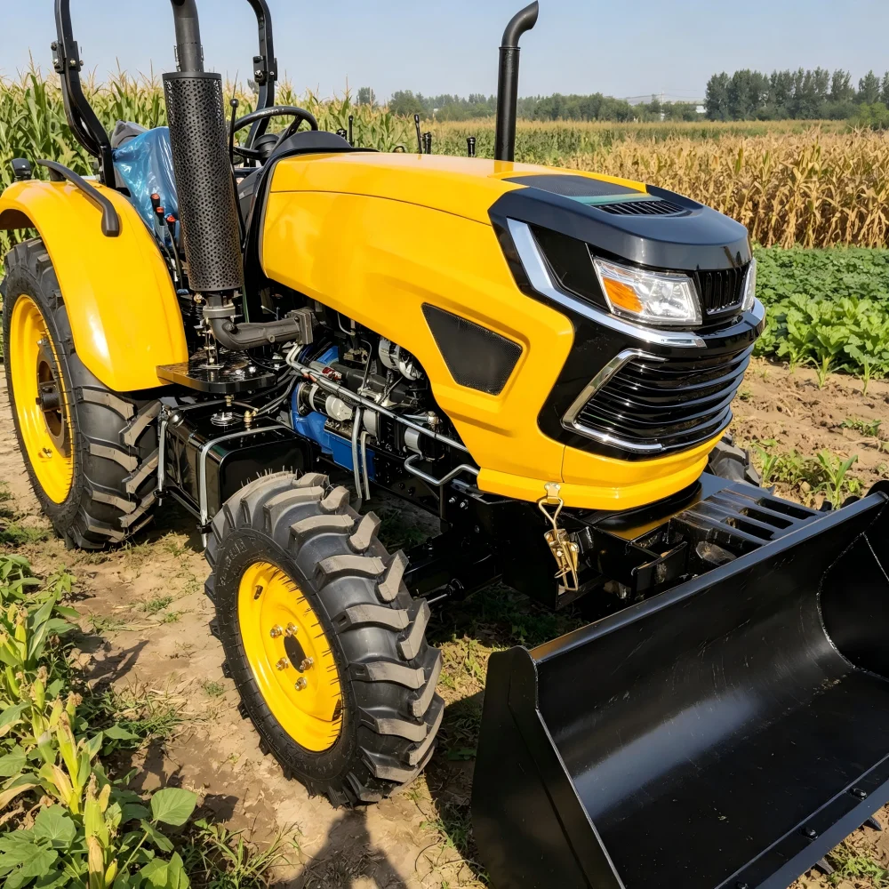Фото Сельскохозяйственный колесный трактор 50 л.с. 4WD для малых семейных фермерских хозяйств №2