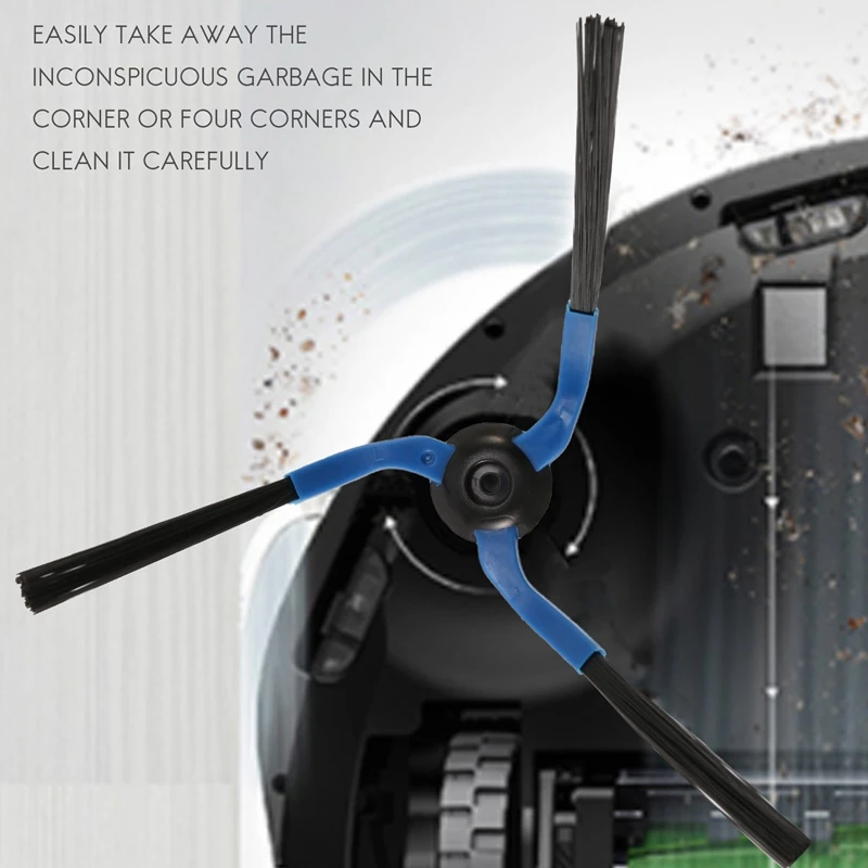 3 пары боковых Кистей Для Samsung Navibot Robot VC-RM96W VC-RM72VR SR8855 SR8751 SR8845 SR8895 SR8950