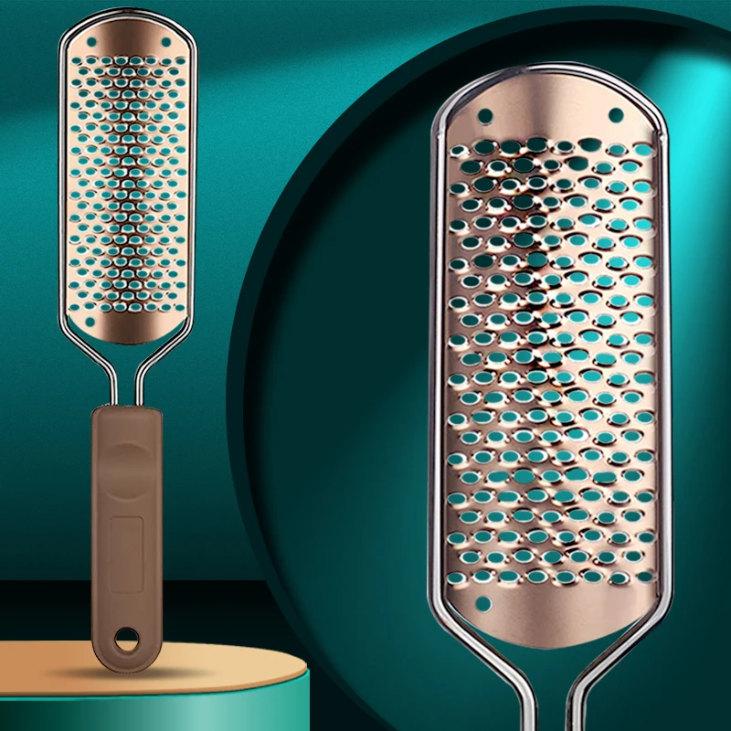 

1Pcs Pedicure Stainless Steel Foot File Large Foot Rasp Colossal Scrubber Professional Callus Remover For Wet And Dry Feet