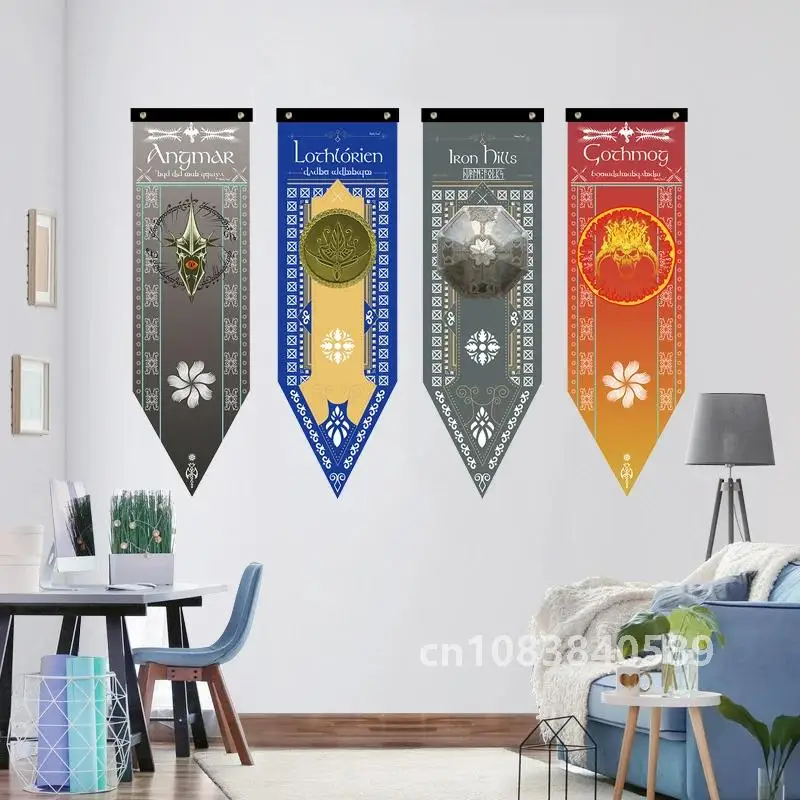 Новый флаг Lotr Gothmog Angmar IronHills Lothlориенти Smaug Isengard Rivendell Erebor домашний декор для