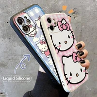 hello kitty cute for iphone 13 pro max 7 8p x xr xs xs max 11 12 pro 13pro 13 promax 2022 new cartoon cute soft shell phone case