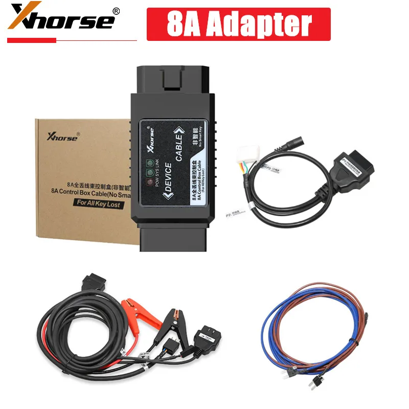 

Xhorse VVDI for Toyota 8A Non-Smart Key All Keys Lost Adapter via OBD No Disassembly