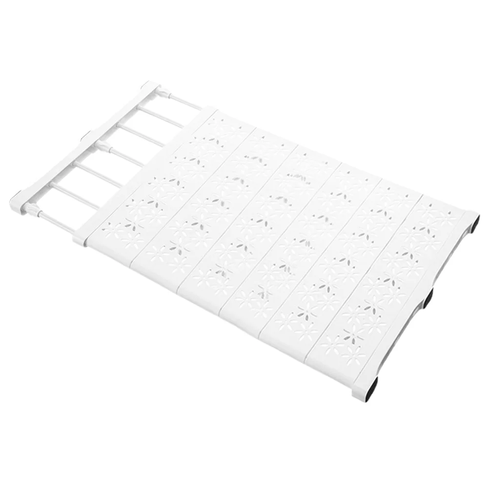 

Locker Rack Tension Shelf Expandable Closet Organizer Divider Wardrobe Adjustable