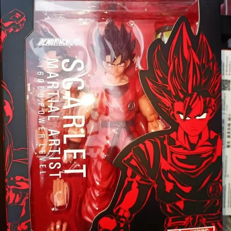 Фото Фигурка Demoniacal Fit Dragon Ball SHF Сон Гоку Каё Кен, Алый Мастер боевых искусств, уровень силы 16000, аниме-фигурка, игрушка №2