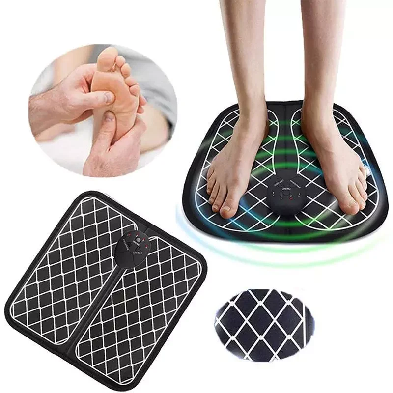 

Foot Massage Cushion Electric Charging or battery powered Pad Improve Blood Circulation Relieve Ache Pain Muscle Massage Mat