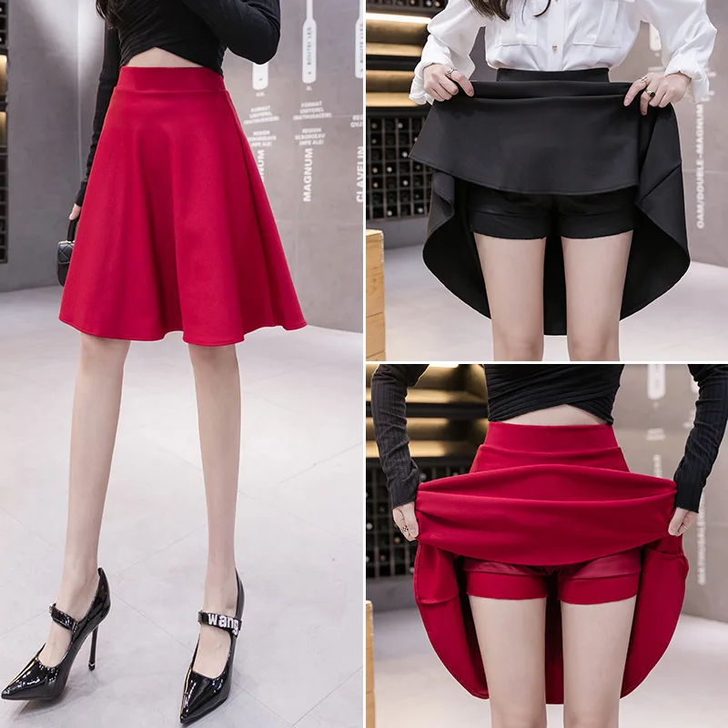 Летняя женская плиссированная юбка с высокой талией Y2k повседневная Милая