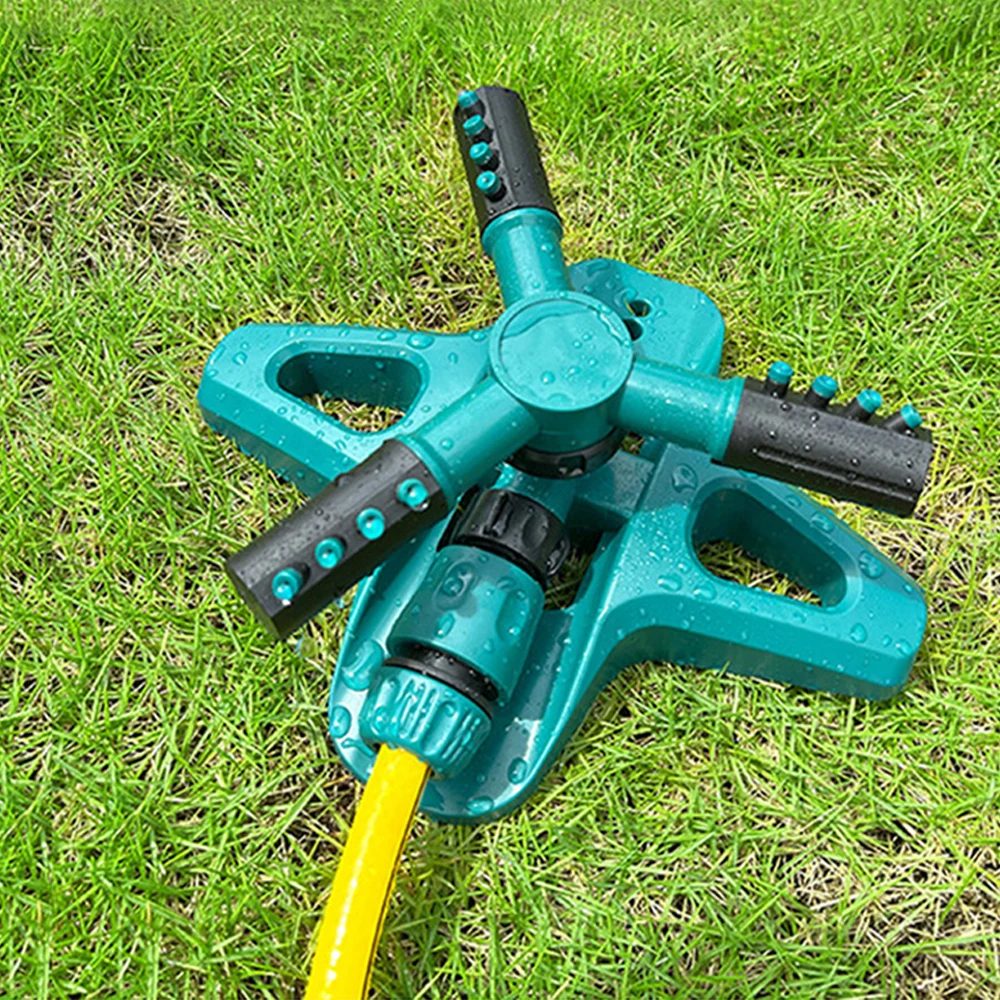 

Lawn Sprinkler Automatic 360 Rotating Garden Sprinkler Adjustable for Large Area Sprinklers for Yard Lawn Garden pjop