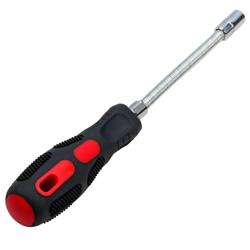 

Portable 7mm Hexagon Screwdriver Flexible Throat Hoop Holder Screwdriver for DIY