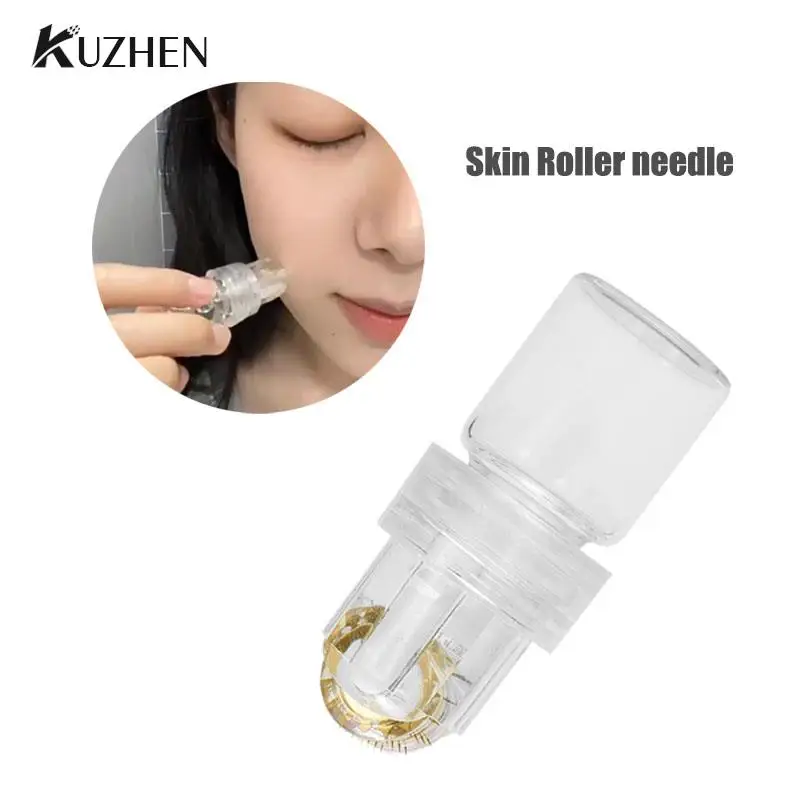 

Roller 64 20 Pins CE 0.25mm 0.5mm 1.0mm Micro Titanium Microneedle Derma Roller Stamp Gel Tube Skin Hydra Roller Needle