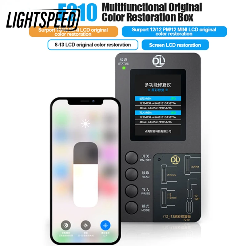 2022 New DL F210 True Tone Recovery Programmer for iPhone 8~11 12 13 mini Phone ORI/Copy Display Original Color Repair Tools