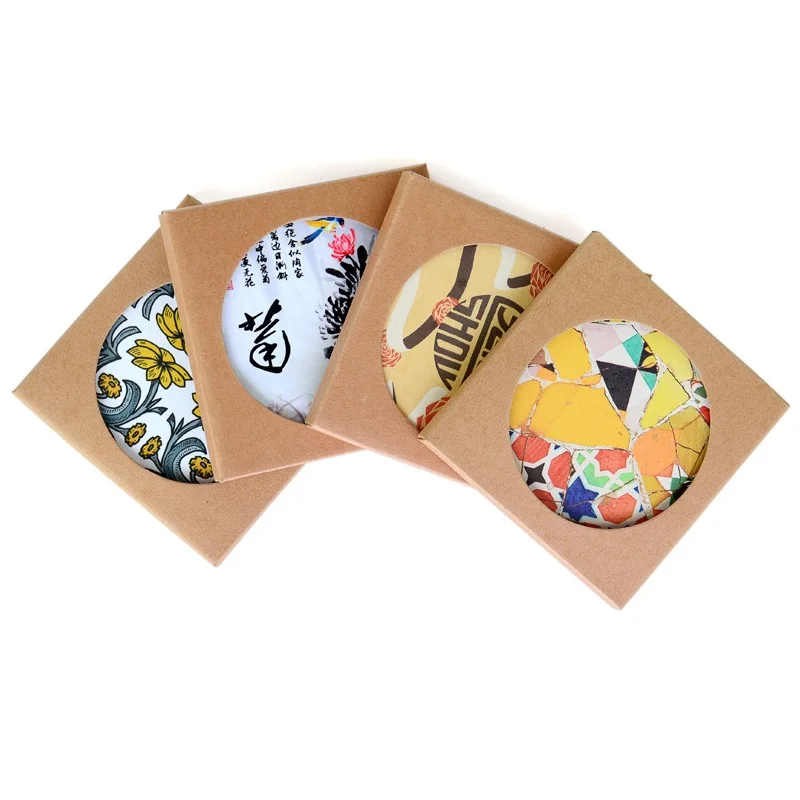 With Window Diy Gift Boxes For Ceramic Cup Mat Mug Pad Packaging Wholesale