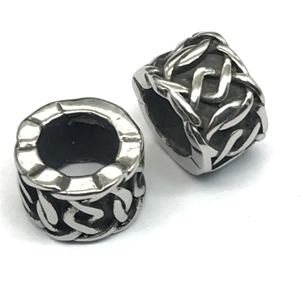 100pcs/lot 0.5usd/pc YQ-ZZ-24 Stainless Steel Metal Casting Beads