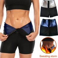 sauna shorts compression slimming tummy control pants for women hot thermo sweat workout pants %e2%80%8btraining capris waist trainer xl