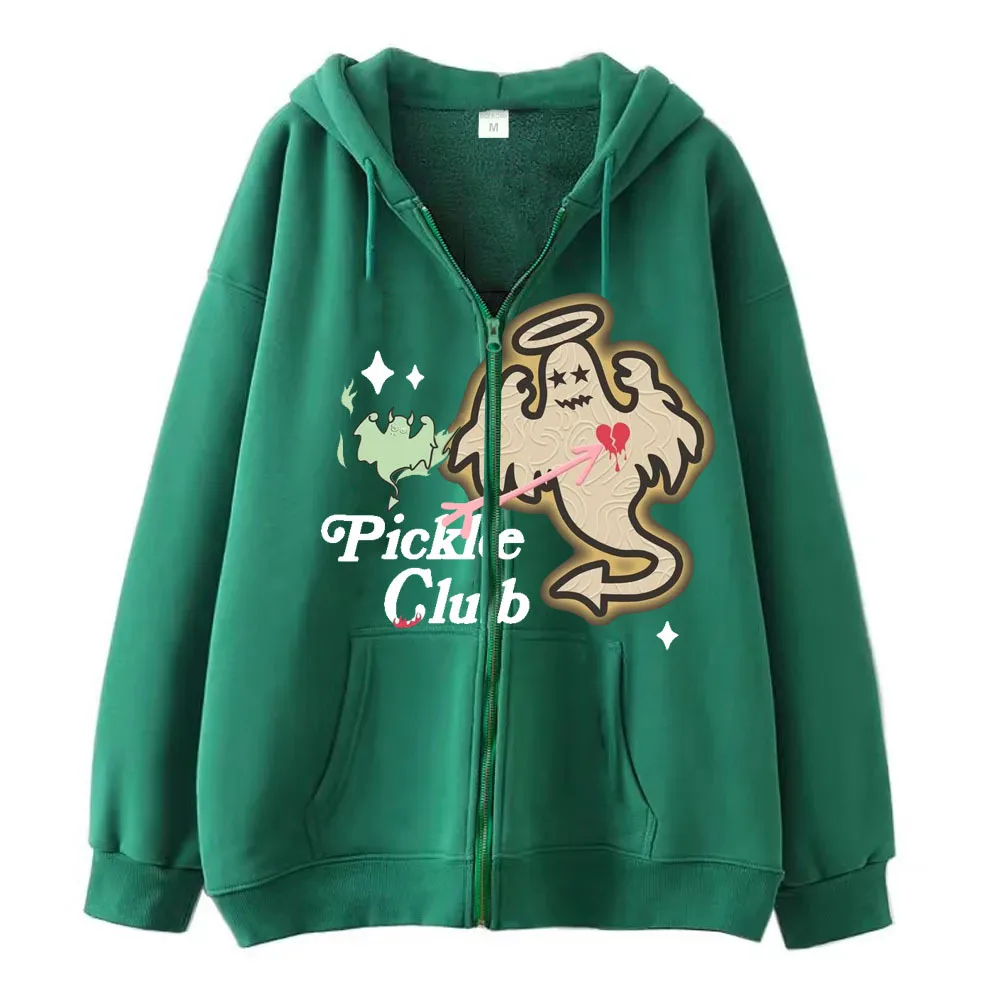 

Оптовая продажа 2024, настраиваемый свитшот с капюшоном и молнией, Свободный Топ с принтом ангелов и призраков для всех ракушек, Женский Топ