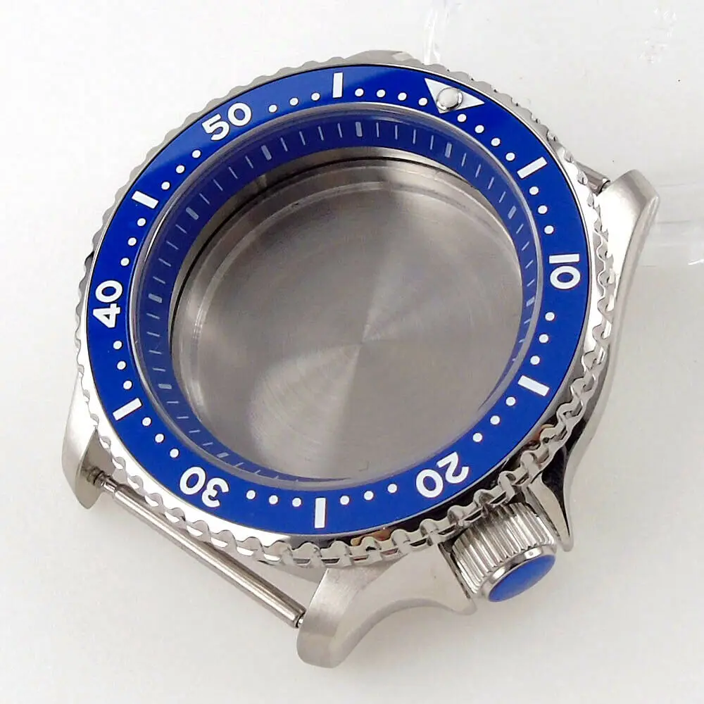 

41mm Sapphire Glass Blue Ceramic Bezel Watch Case Fit NH35 NH36 SBBN031 SKX007