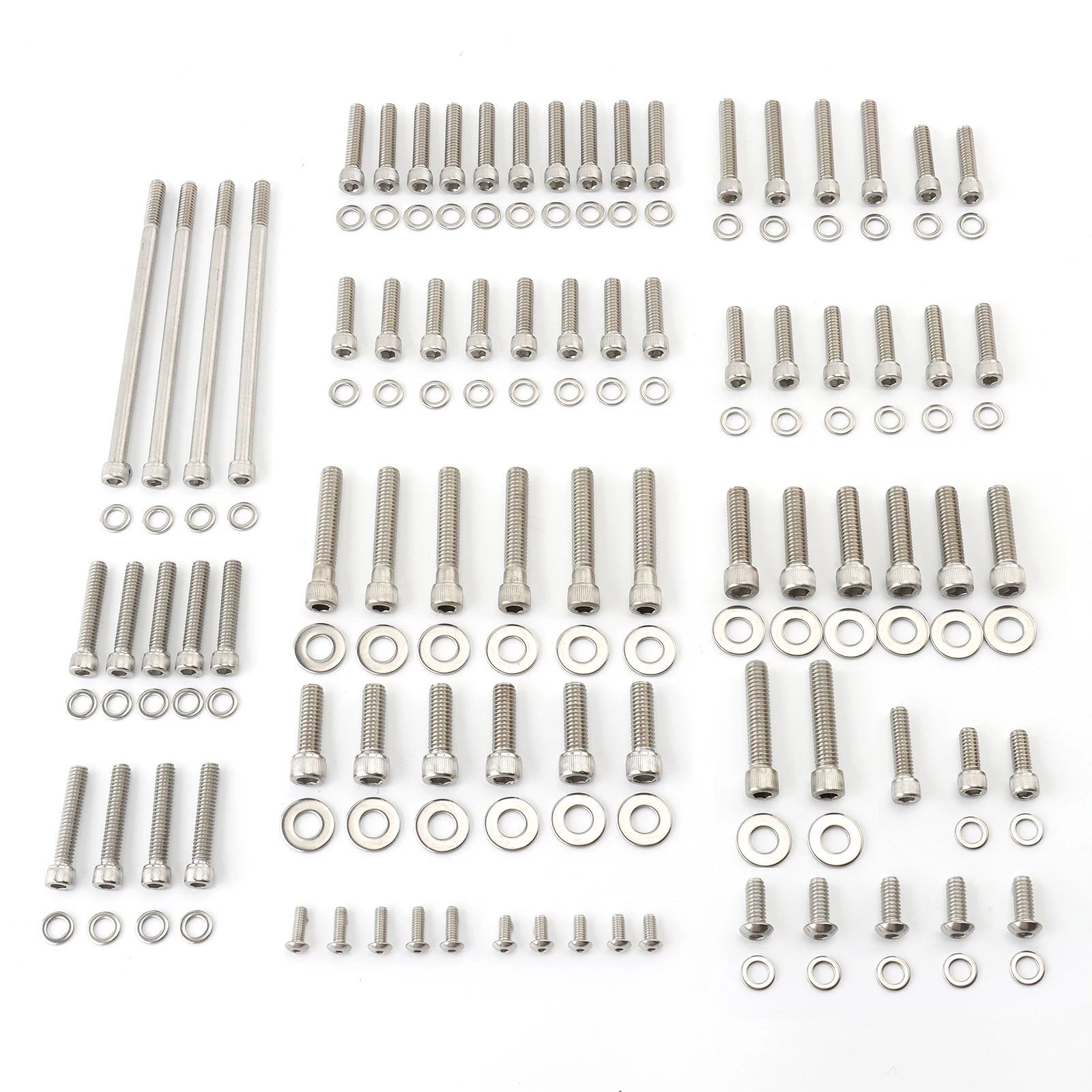 

Мотоциклетный двигатель, винты из нержавеющей стали, комплект болтов крышки для Harley Touring Electra Glide Street Glide Road Glide 2007-2016