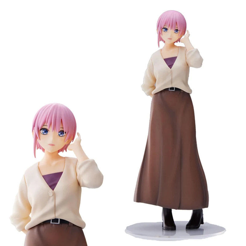 

Genuine 21CM Anime The Quintessential Quintuplets Figure Chef Nakano Itsuki Figure Model Bunny Cosplay Model Toy Doll