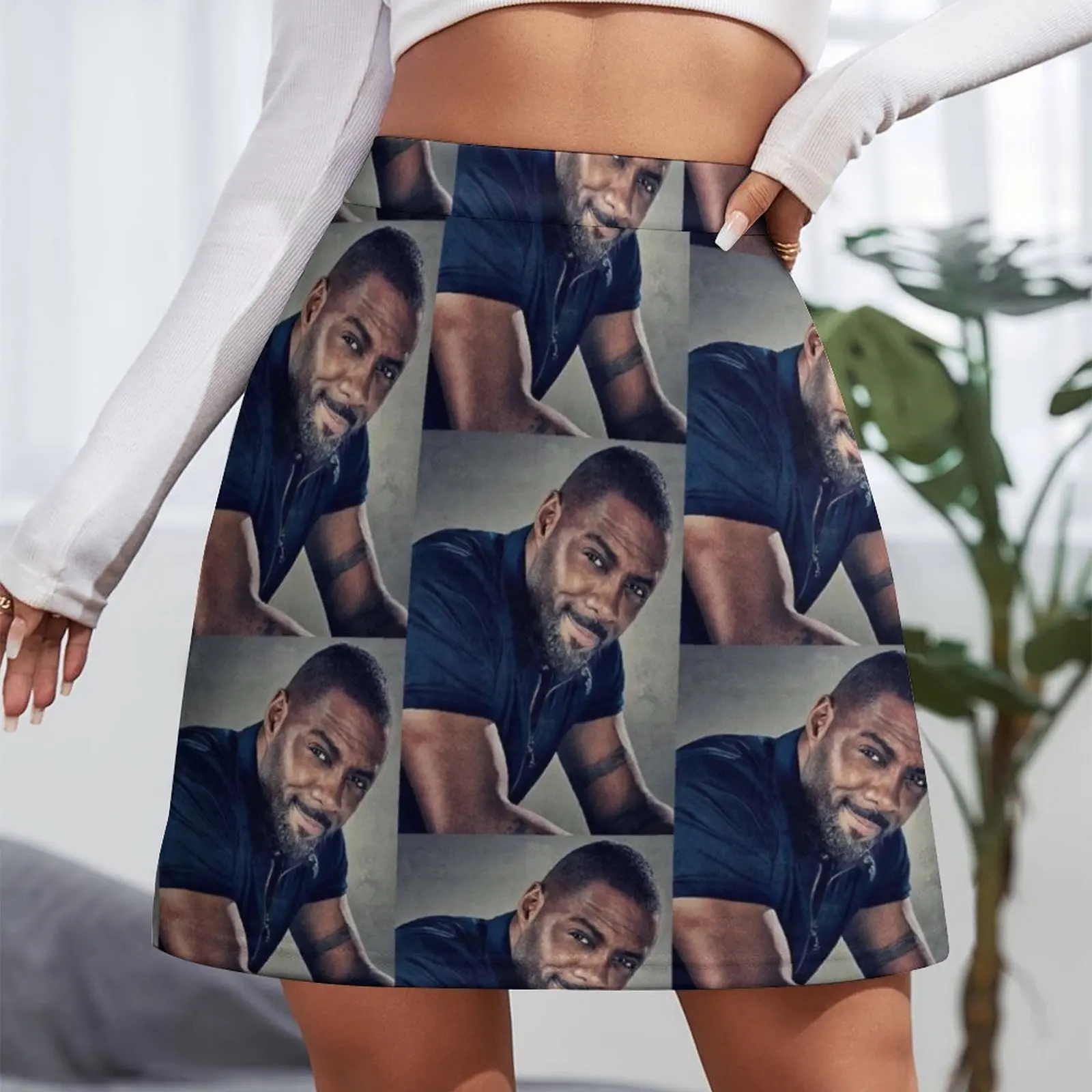 Мини-юбка idris elba экстремальное мини-платье в корейском стиле женская короткая