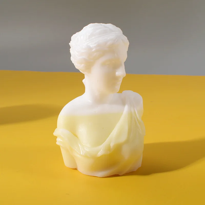 

Statue of Lady Beauty Candle Silicone Mold Gypsum form Carving Art Aromatherapy Plaster Home Decoration Mold Wedding Gift Handma