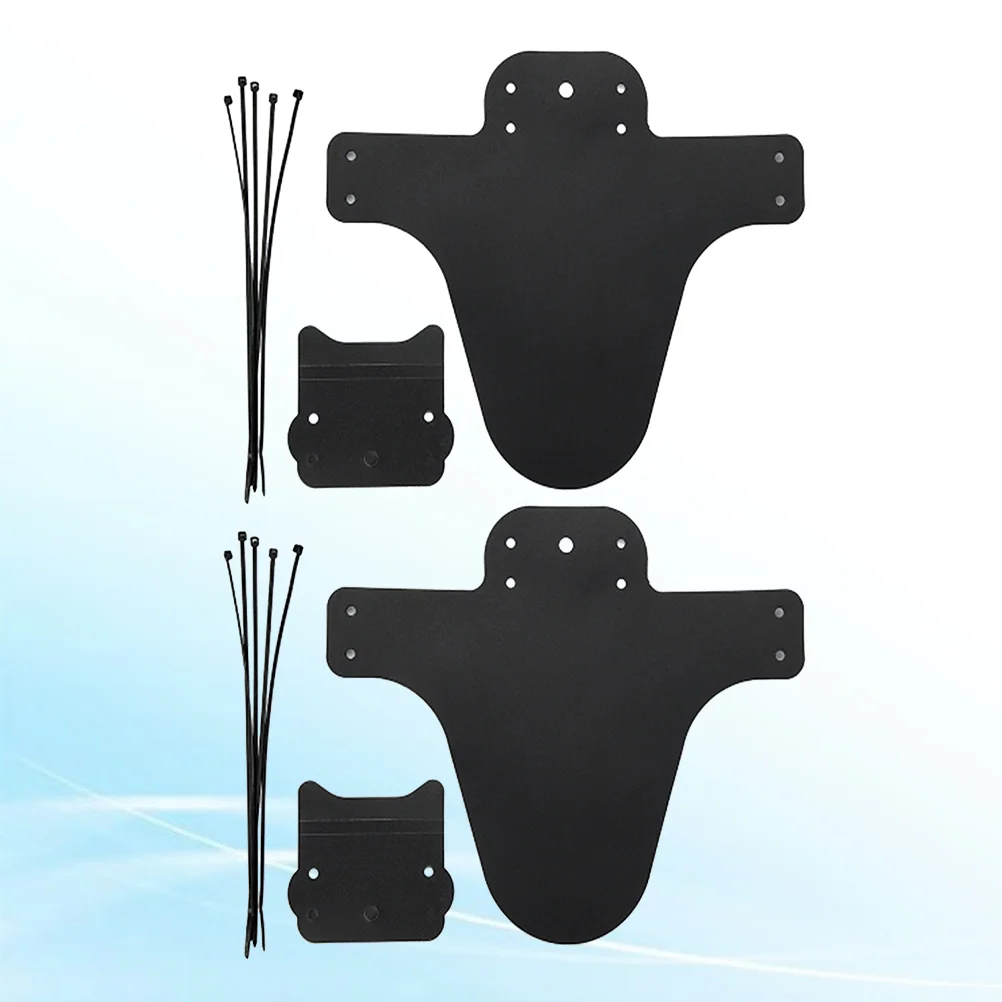 

2 Sets Bike Universal Mountain Mud Guard Quick Release Cycling Riding Accessories ( Black )