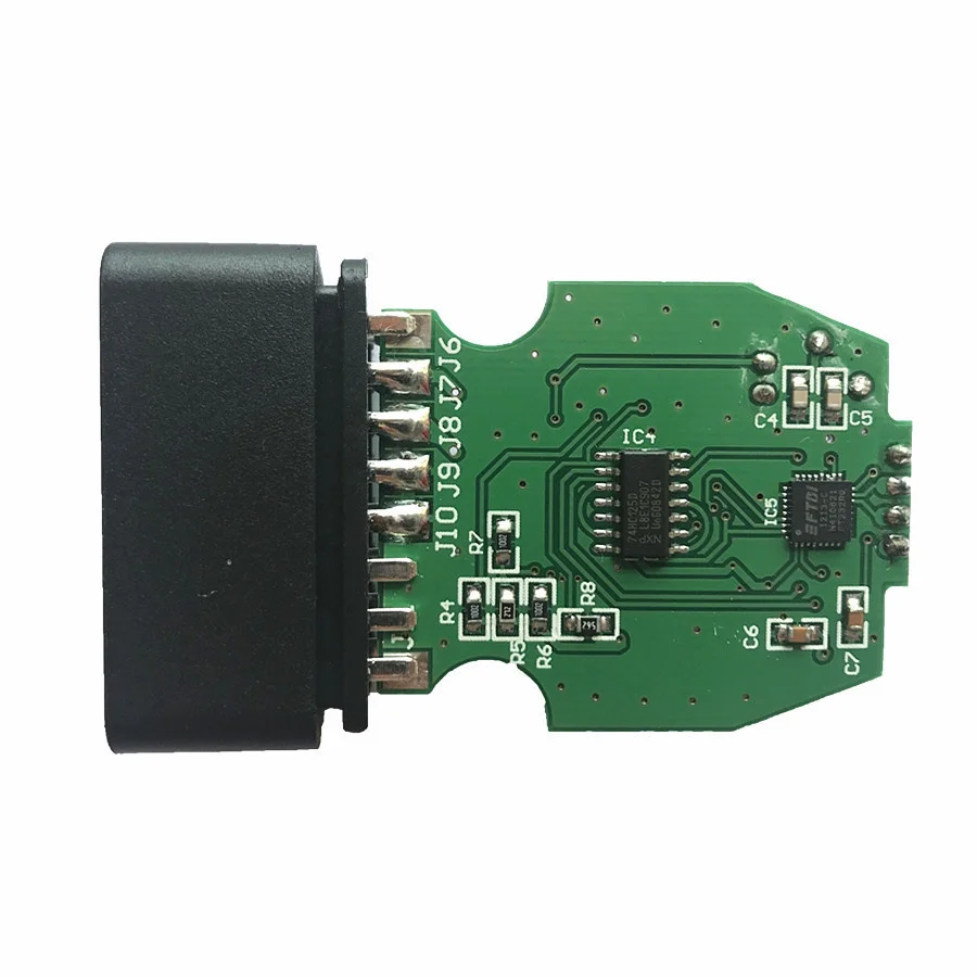 Фото Для Vag K+can Commander 1.4, зеленая плата, чипы Pic18f25k80 и Ftdi Ft232rq, для Audi/VW/Skoda/Seat, Vag K+can 1.4 K-line Commander Full №4