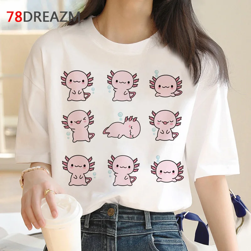 Футболка ajolote Axolotl мужская повседневная футболка для пар лето 2022 топ tumblr - купить