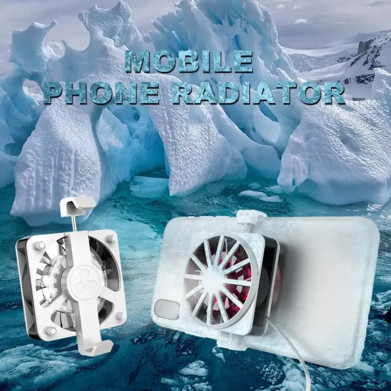 

Cooling Fans Mobile Phone Cooler Mini Portable For Iphone Xiaomi Samsung Game Cooler Rgb Fan Holder Heat Sink Game Radiator