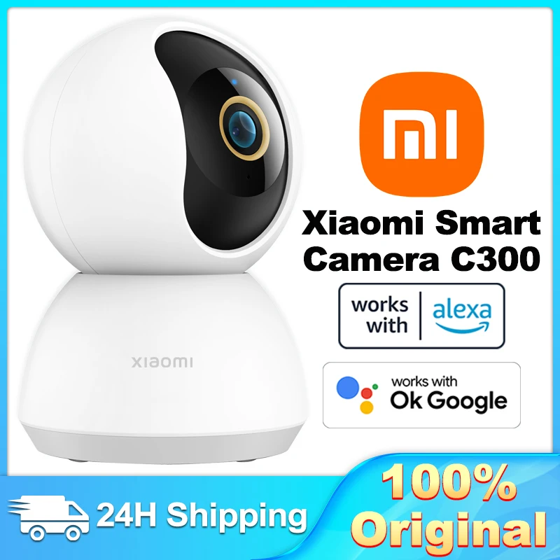 

Xiaomi Mijia Global Version 2K C300 HD 2304 X 1296P Smart Home Camera 360° Security Indoor Baby Night IP Panoramic Webcam