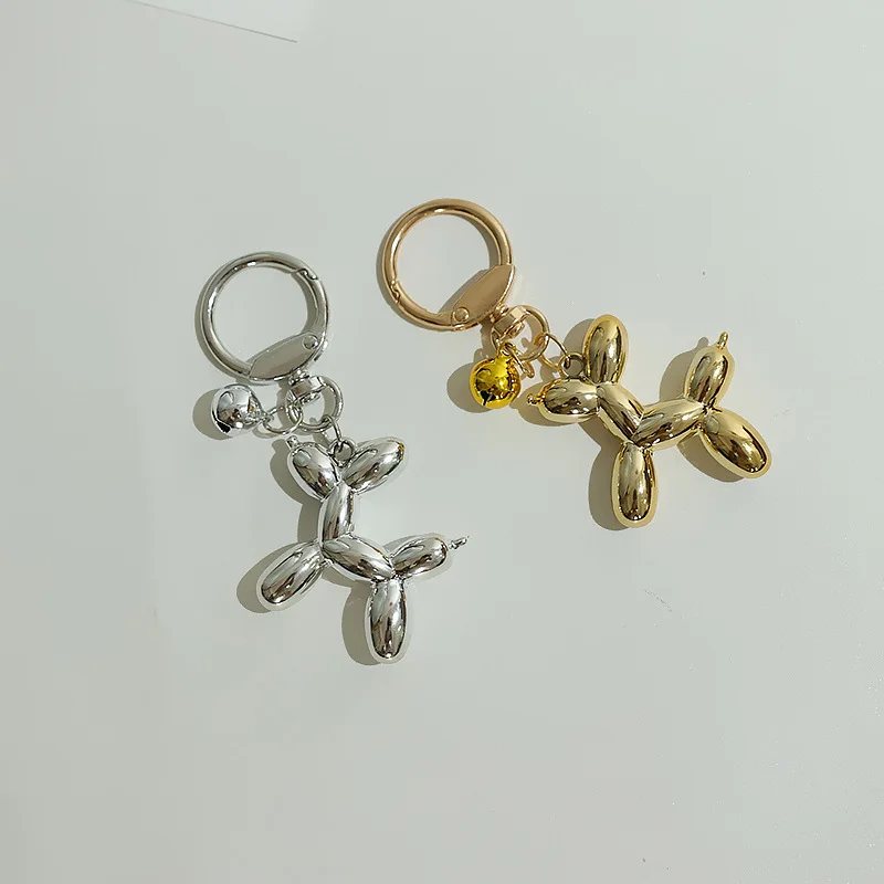 

Balloon Dog Keychain Electroplated Dog Car Key Pendant Bag Accessories