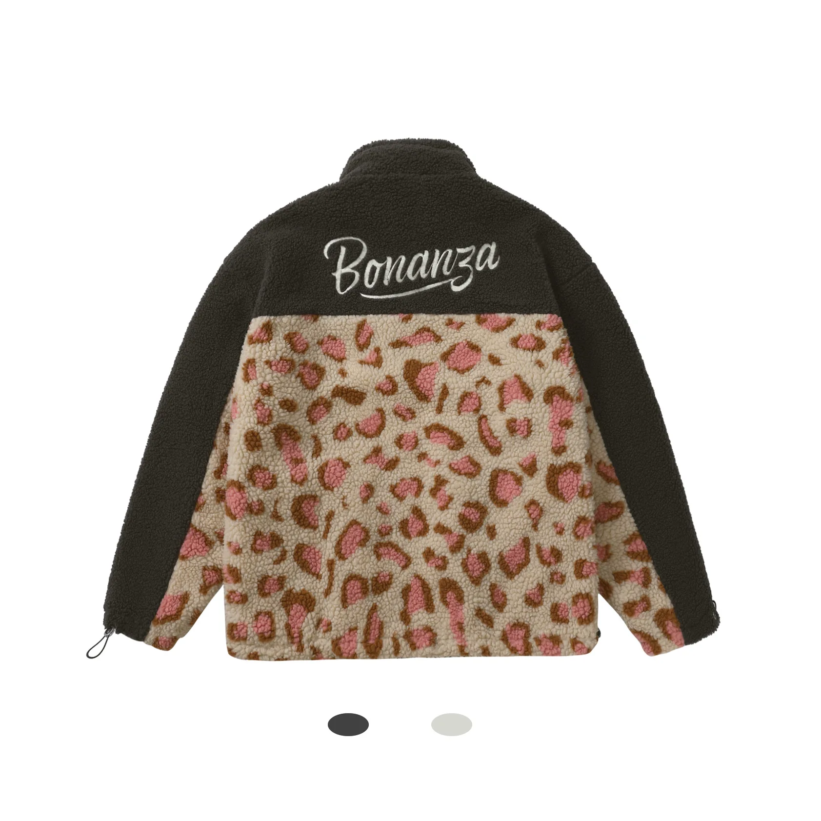 

High Street Leopard Print Cashmere Coat Vintage Men's Jacket Women's Windbreaker Streetwear Techwear Winter Keep Warm Clothing