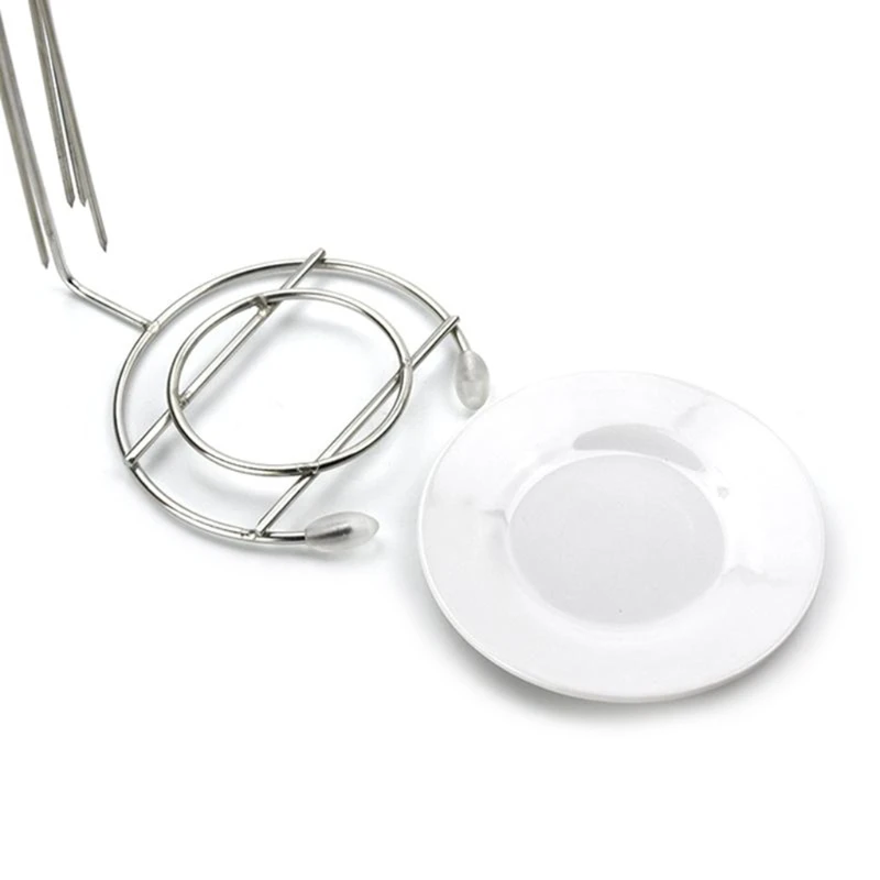 Игла для шашлыков из нержавеющей стали с подставкой гриля держатель кемпинга