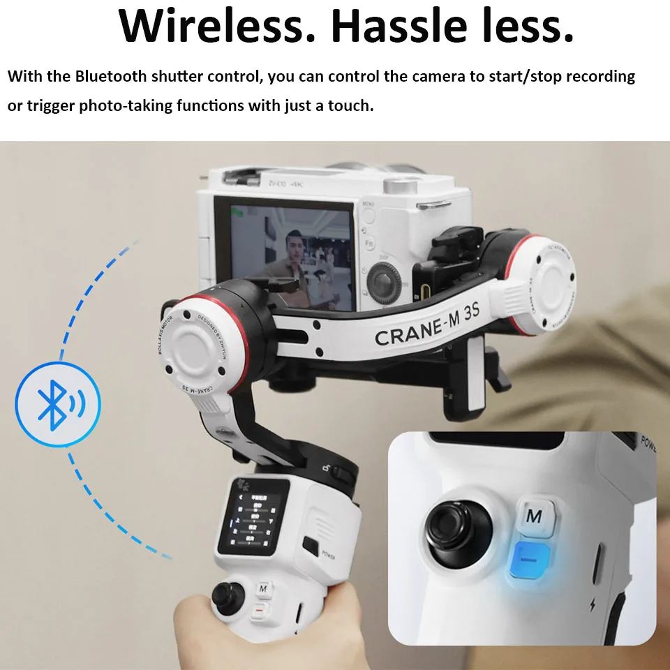 ZHIYUN CRANE M3S стабилизатор подвеса для камеры ручной быстросъемный беззеркальных