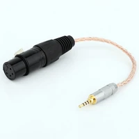 hifi 7n occ copper silver plated adapter cable 2 5mm trrs balanced male to 3 pin xlr balanced female adapter audio cable