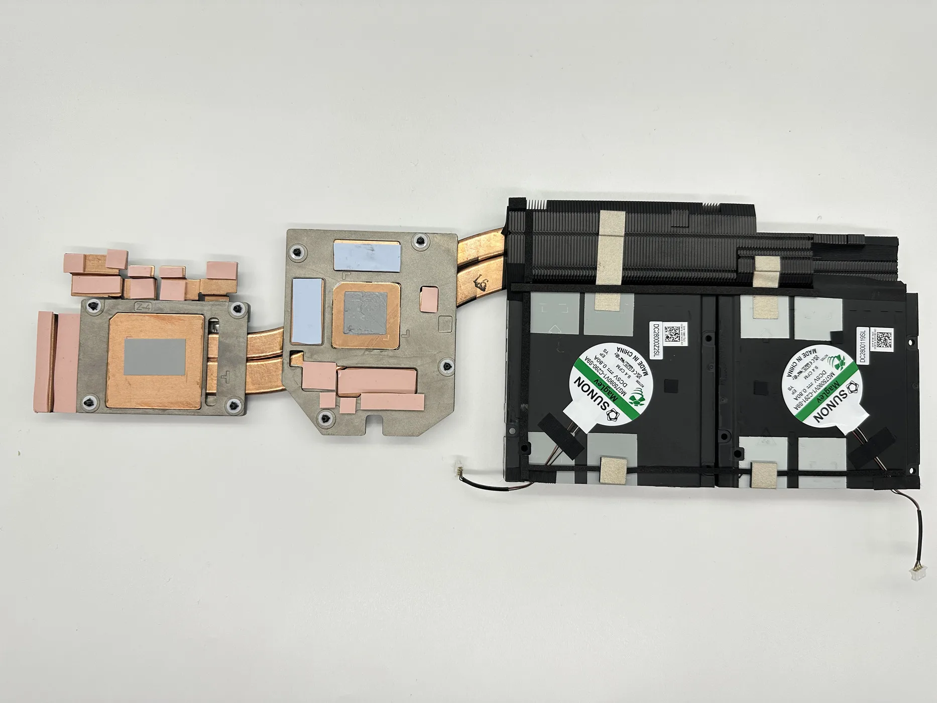 Радиаторы для Dell Precision 7770 Охлаждающие модули вентиляторы охлаждение 0XKKYK