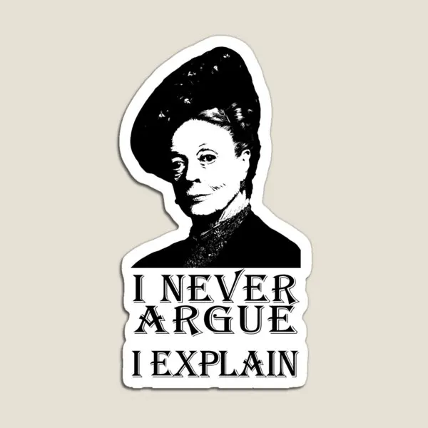 

I Never Argue I Explain Magnet Funny Baby Magnetic Stickers Holder Children Colorful Cute Decor Kids for Fridge Organizer Toy
